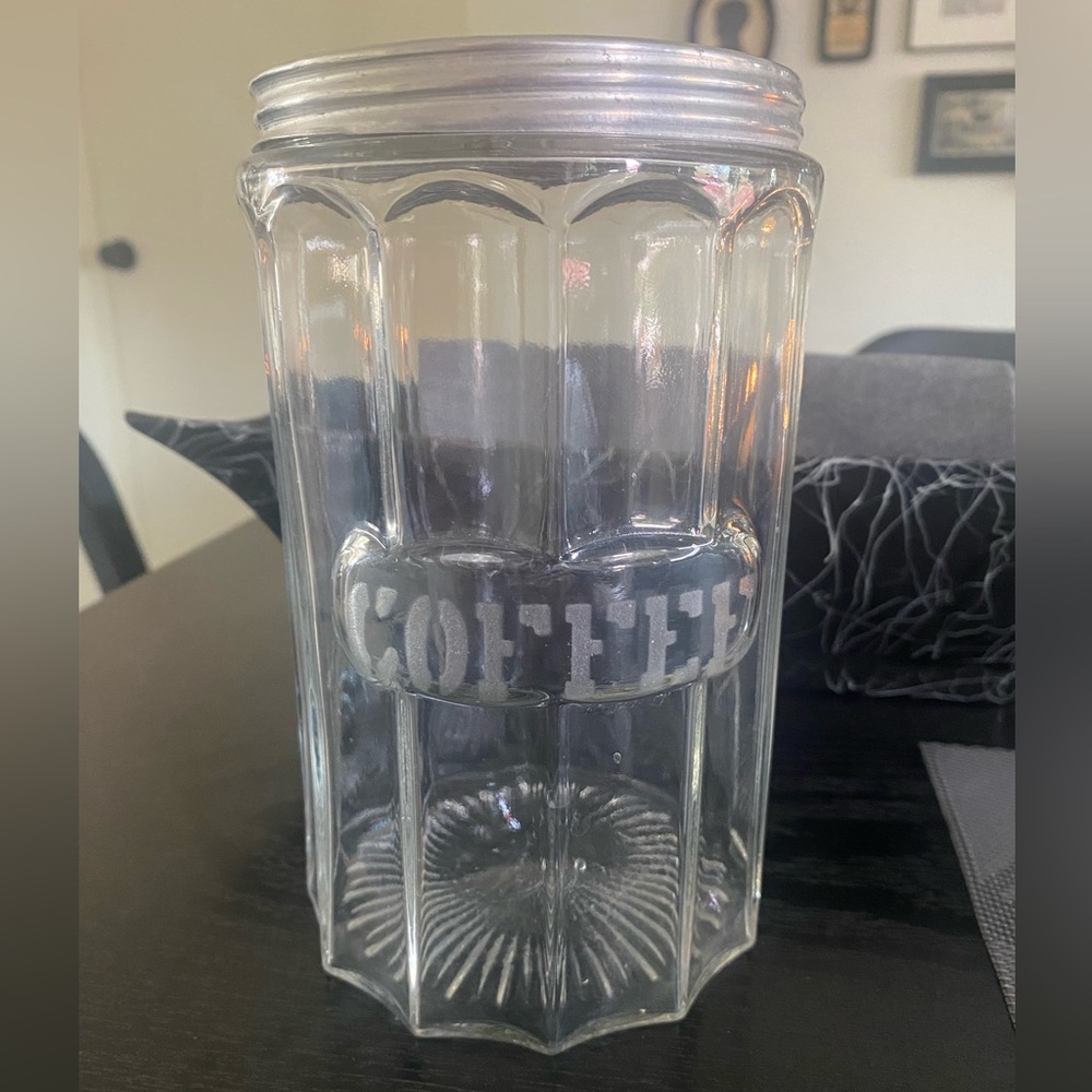 Vintage Hoosier Coffee Jar